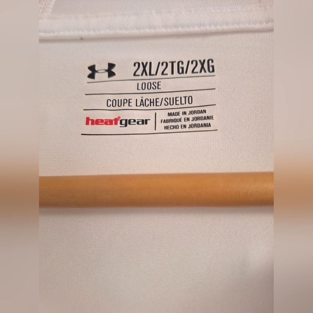 Under Armour men's Heat Gear hoodie with Edgewood College logo size 2XL - Picture 7 of 16
